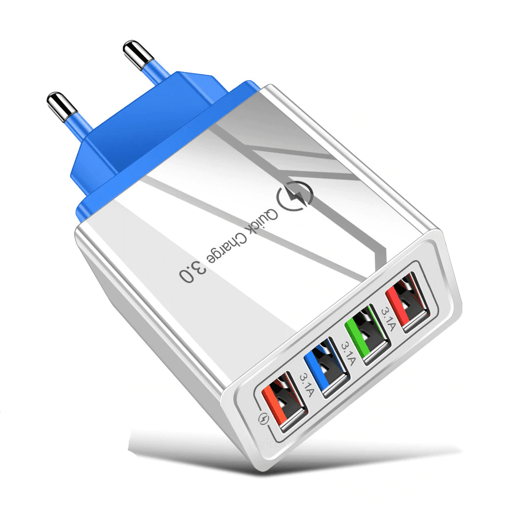 Quick Charge 4-USB Wall Charger Quick Charge 4-USB Wall Charger