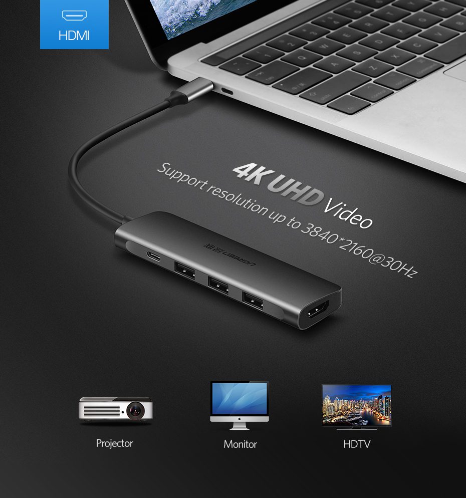 Type C to Multi 3 Ports USB Hubs Type C to Multi 3 Ports USB Hubs