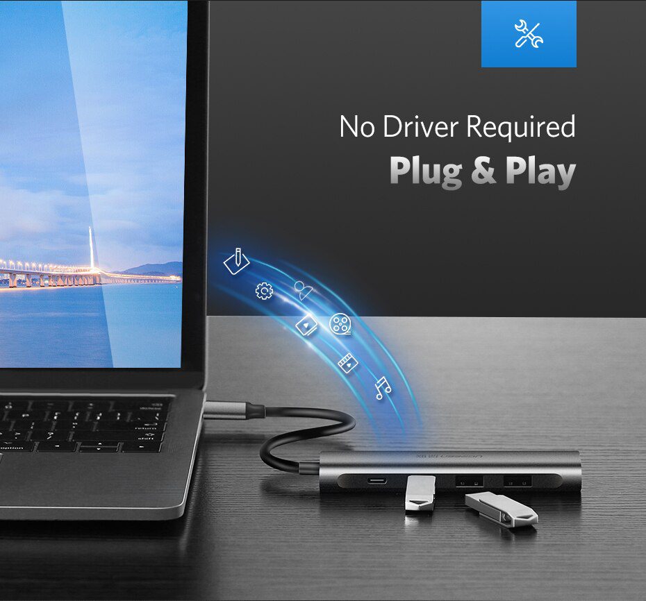 Type C to Multi 3 Ports USB Hubs Type C to Multi 3 Ports USB Hubs