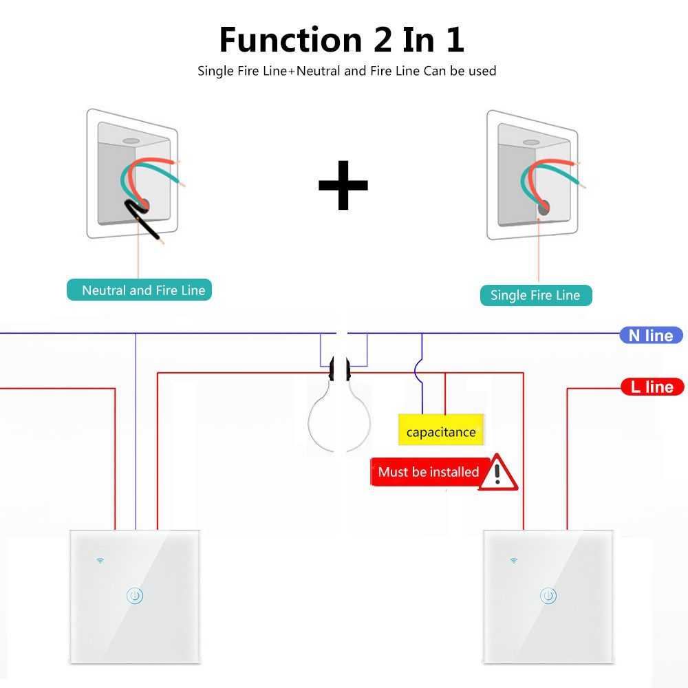 WiFi Smart Wall Light Switch WiFi Smart Wall Light Switch